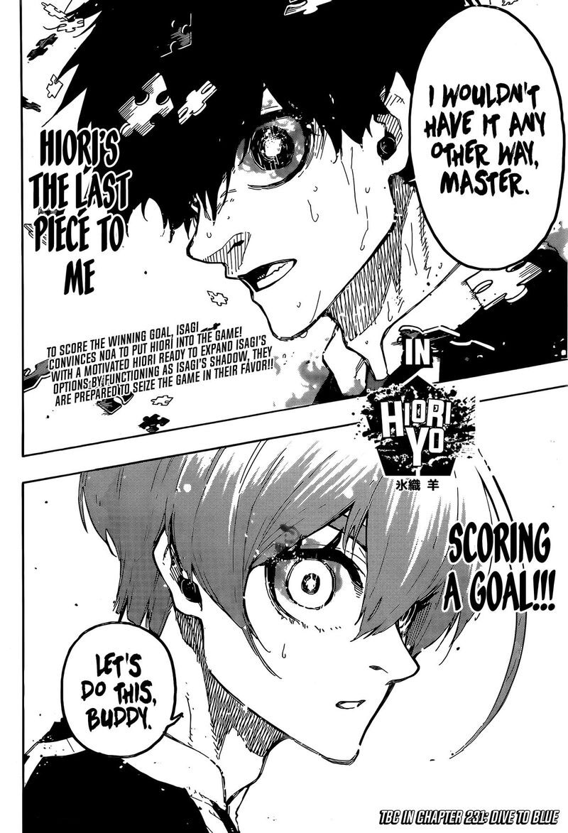 Blue Lock Chapter 230 - Page 19 in English