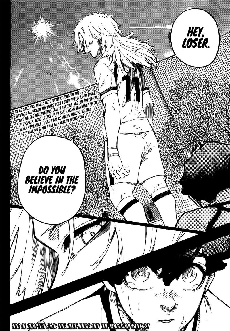 Blue Lock Chapter 242 - Page 20 in English
