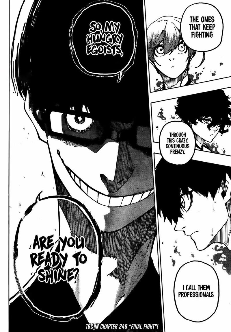 Blue Lock Chapter 247 - Page 17 in English