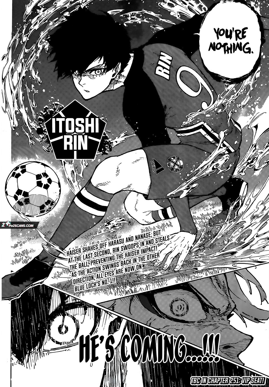 Blue Lock Chapter 250 - Page 18 in English
