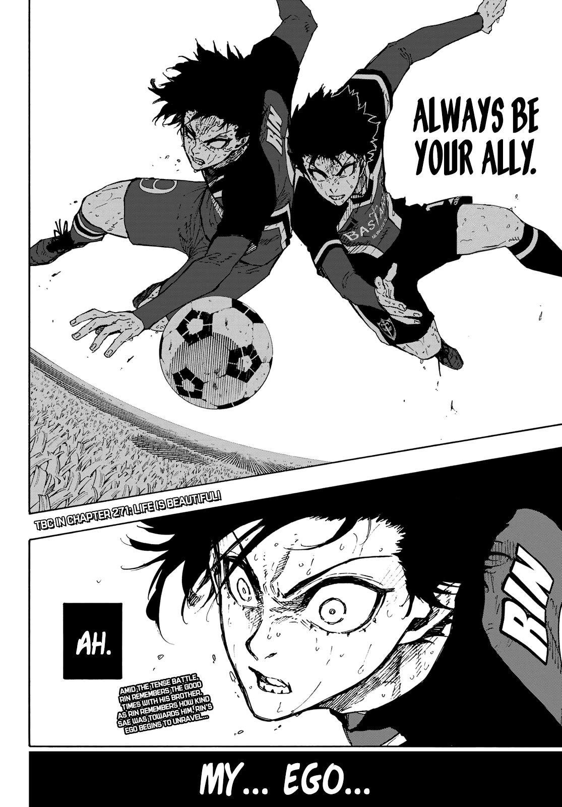 Blue Lock Chapter 270 - Page 19 in English