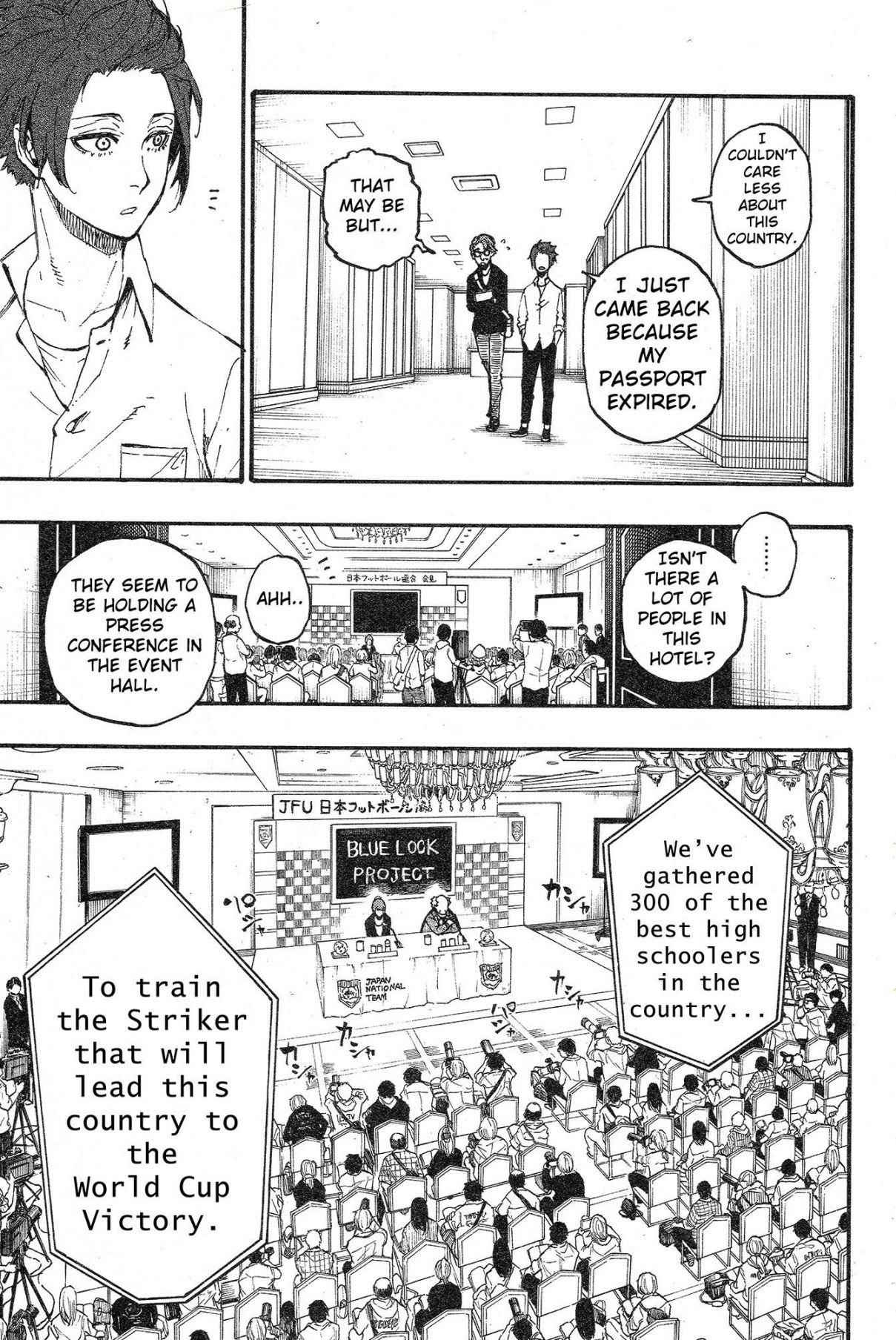 Blue Lock Chapter 4 - Page 6 in English