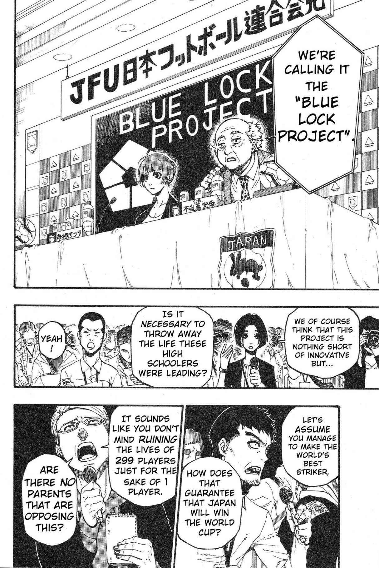 Blue Lock Chapter 4 - Page 7 in English