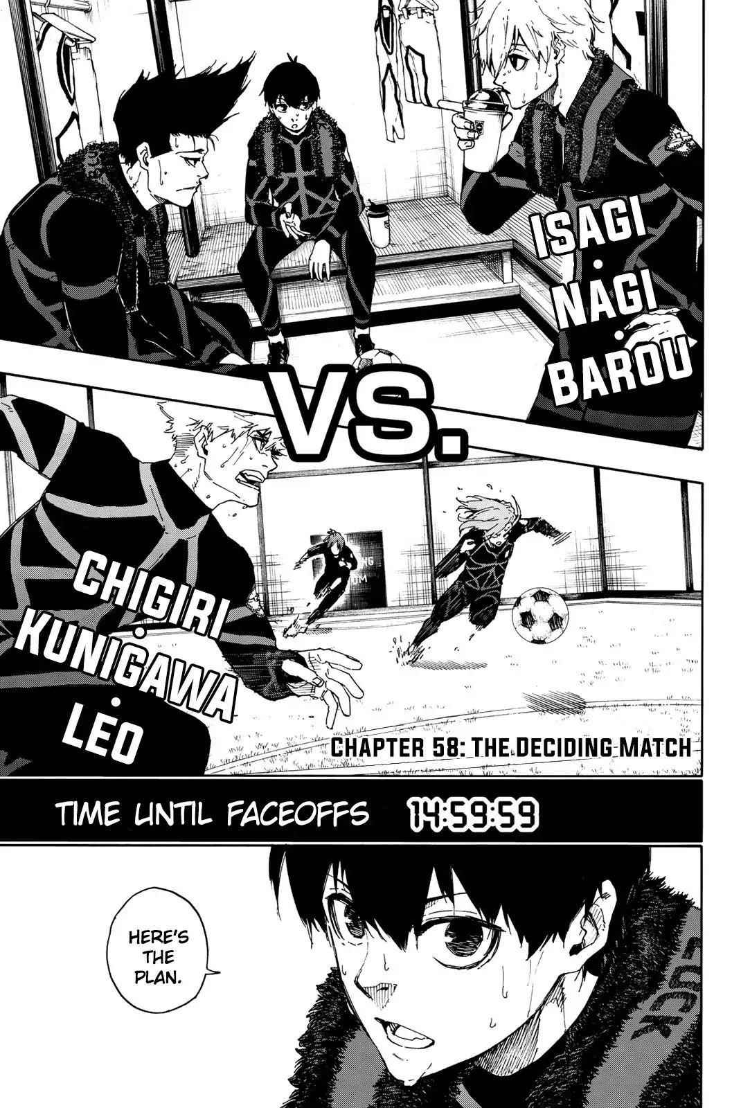 Blue Lock Chapter 58 - Page 3 in English