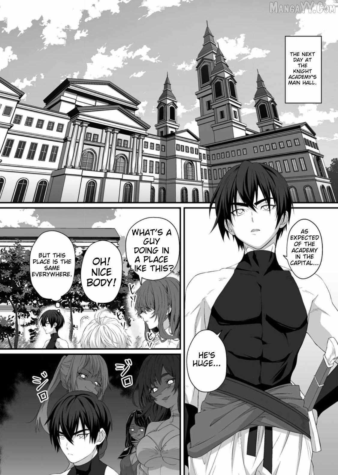 I, the Only Male Knight in a Chastity-Reversed World, Entered the Female Knight Academy and Was Treated as a Hero for Some Reason: Unrivaled in the Harem with My Unequaled Skills Chapter 2.2 - Page 6 in English