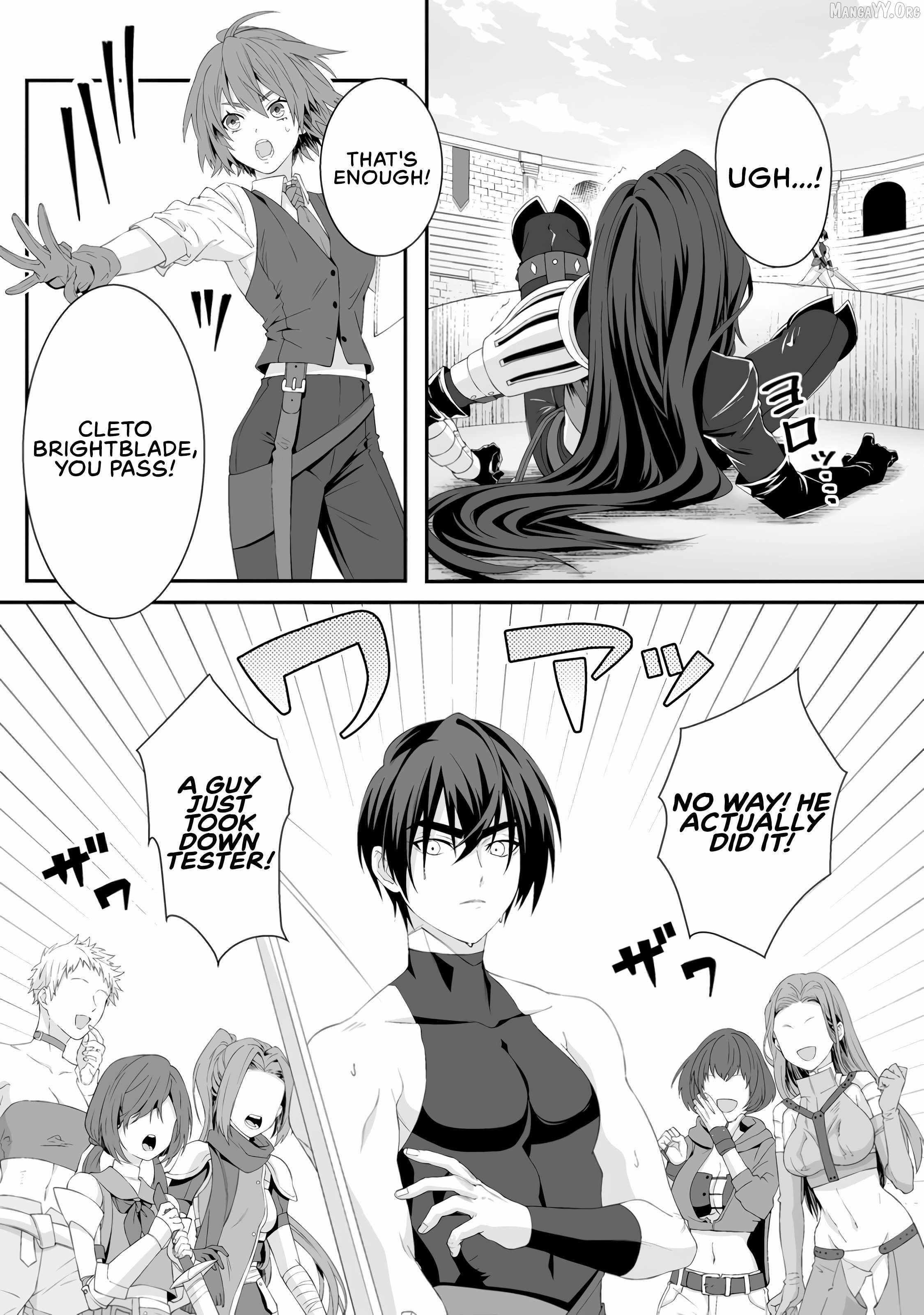 I, the Only Male Knight in a Chastity-Reversed World, Entered the Female Knight Academy and Was Treated as a Hero for Some Reason: Unrivaled in the Harem with My Unequaled Skills Chapter 3 - Page 10 in English