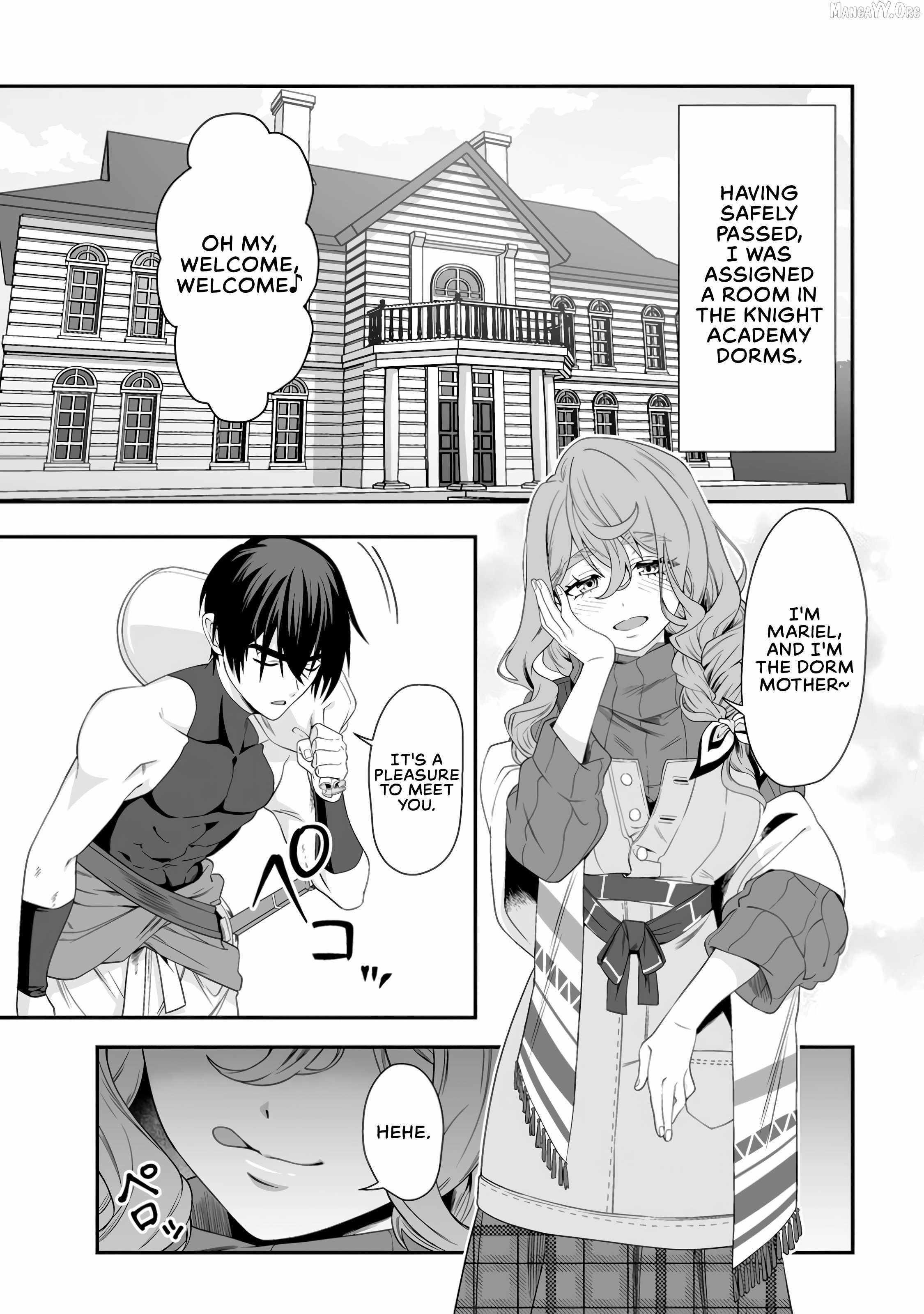 I, the Only Male Knight in a Chastity-Reversed World, Entered the Female Knight Academy and Was Treated as a Hero for Some Reason: Unrivaled in the Harem with My Unequaled Skills Chapter 3 - Page 12 in English