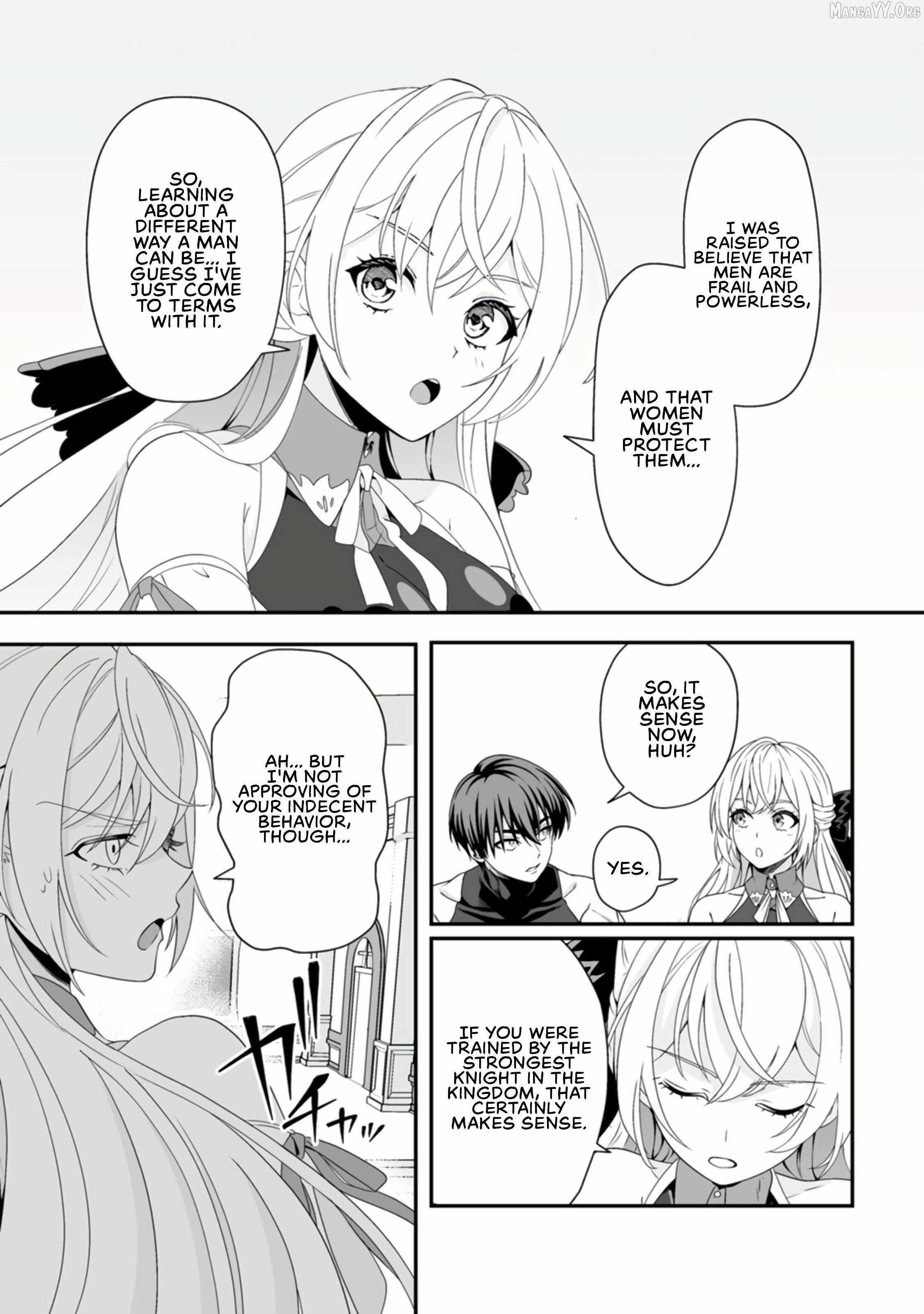 I, the Only Male Knight in a Chastity-Reversed World, Entered the Female Knight Academy and Was Treated as a Hero for Some Reason: Unrivaled in the Harem with My Unequaled Skills Chapter 4 - Page 23 in English