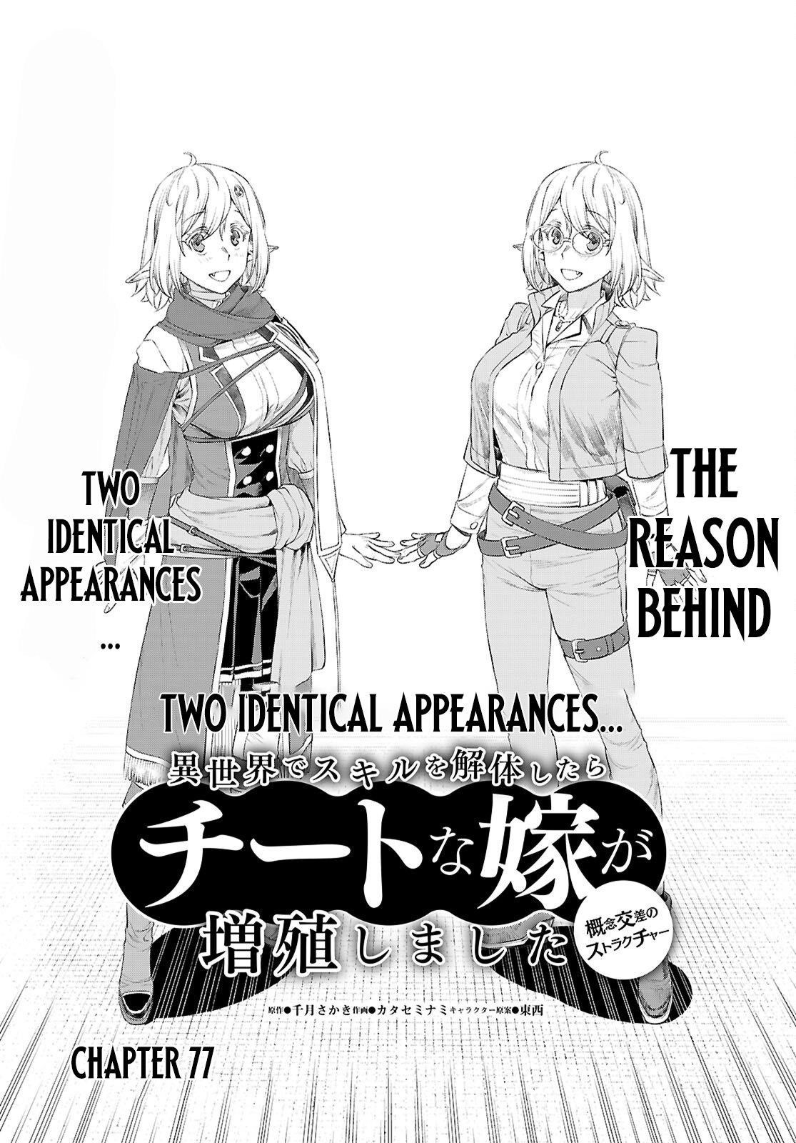 Isekai De Skill Wo Kaitai Shitara Cheat Na Yome Ga Zoushoku Shimashita: Gainen Kousa No Structure Chapter 77 - Page 3 in English