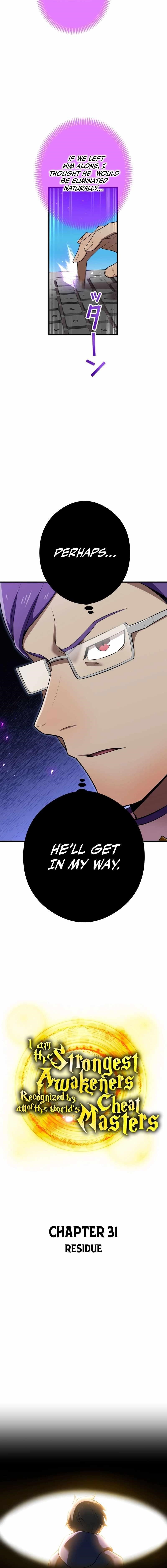 I Am the Strongest Awakeners, Recognized by All of the World’s Cheat Masters Chapter 31 - Page 9 in English
