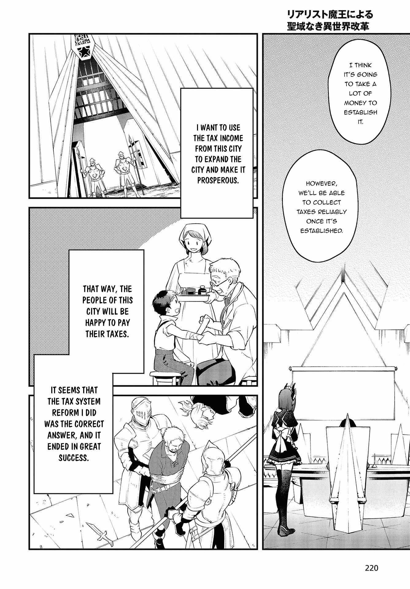 Realist Maou Niyoru Seiiki Naki Isekai Kaikaku Chapter 33 - Page 8 in English