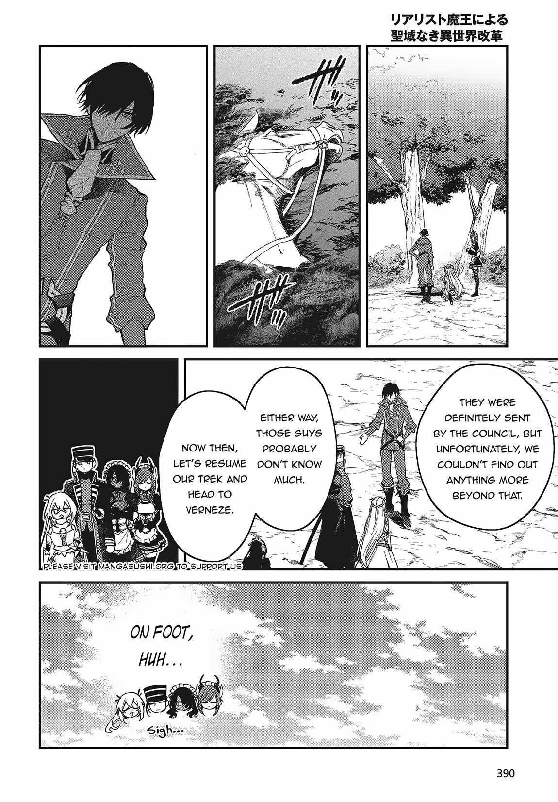 Realist Maou Niyoru Seiiki Naki Isekai Kaikaku Chapter 50 - Page 10 in English