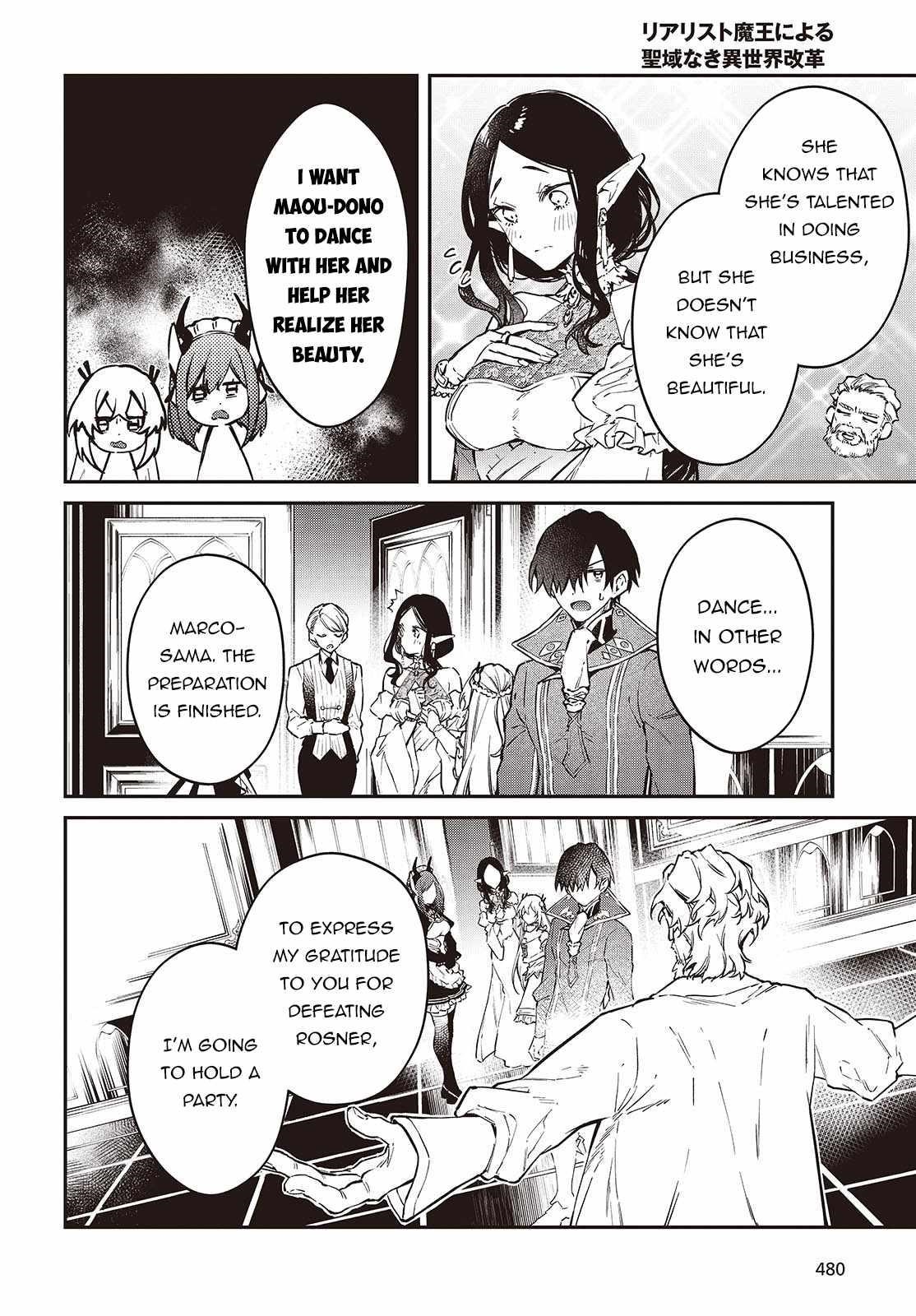 Realist Maou Niyoru Seiiki Naki Isekai Kaikaku Chapter 55 - Page 28 in English