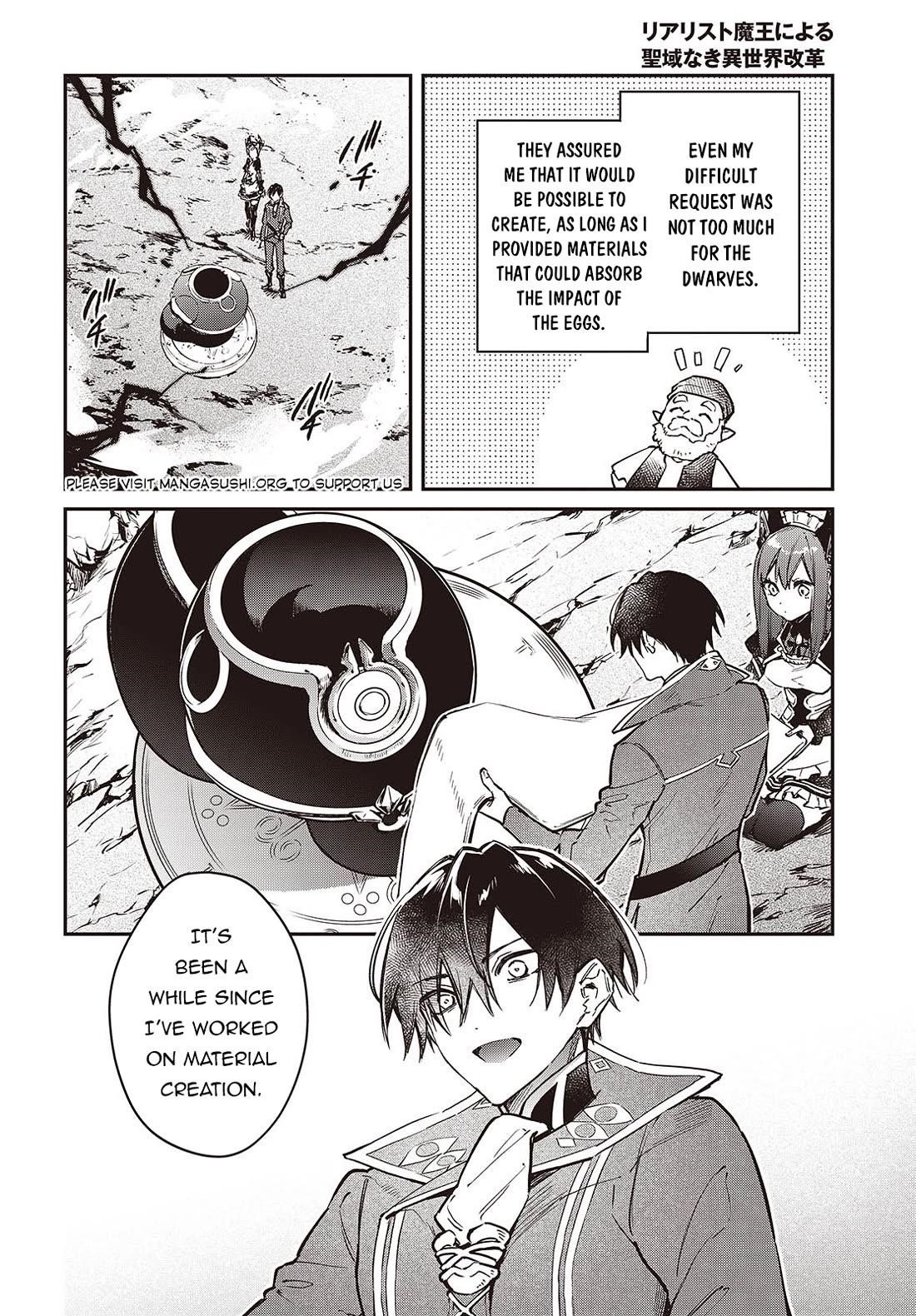 Realist Maou Niyoru Seiiki Naki Isekai Kaikaku Chapter 64 - Page 15 in English