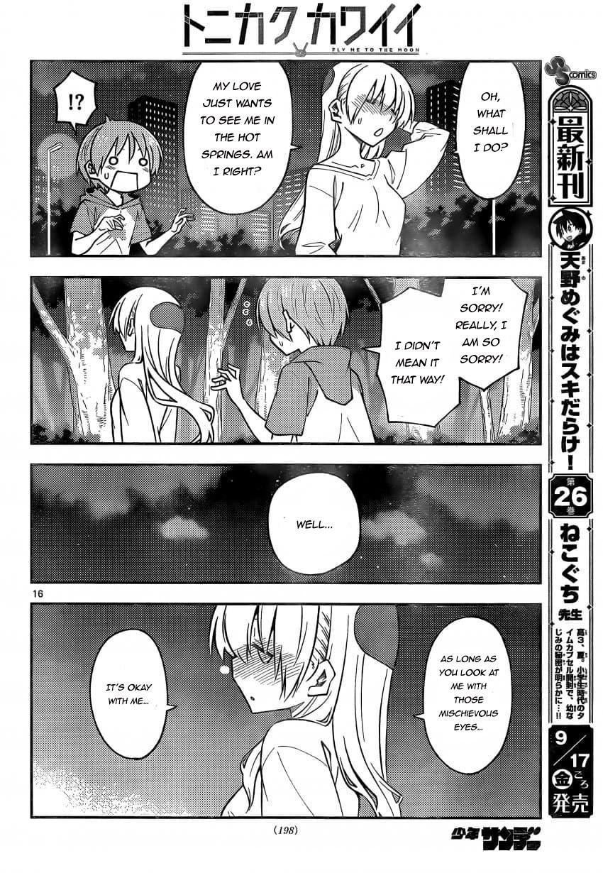 Tonikaku Cawaii Chapter 162 - Page 16 in English