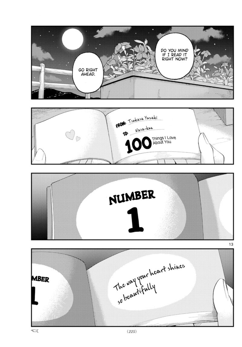 Tonikaku Cawaii Chapter 222 - Page 13 in English