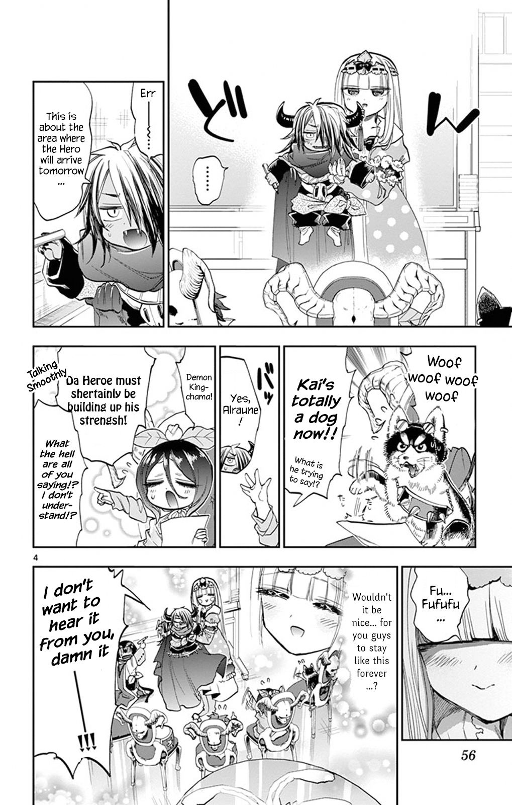 Maou-jou de Oyasumi Chapter 109 - Page 4 in English