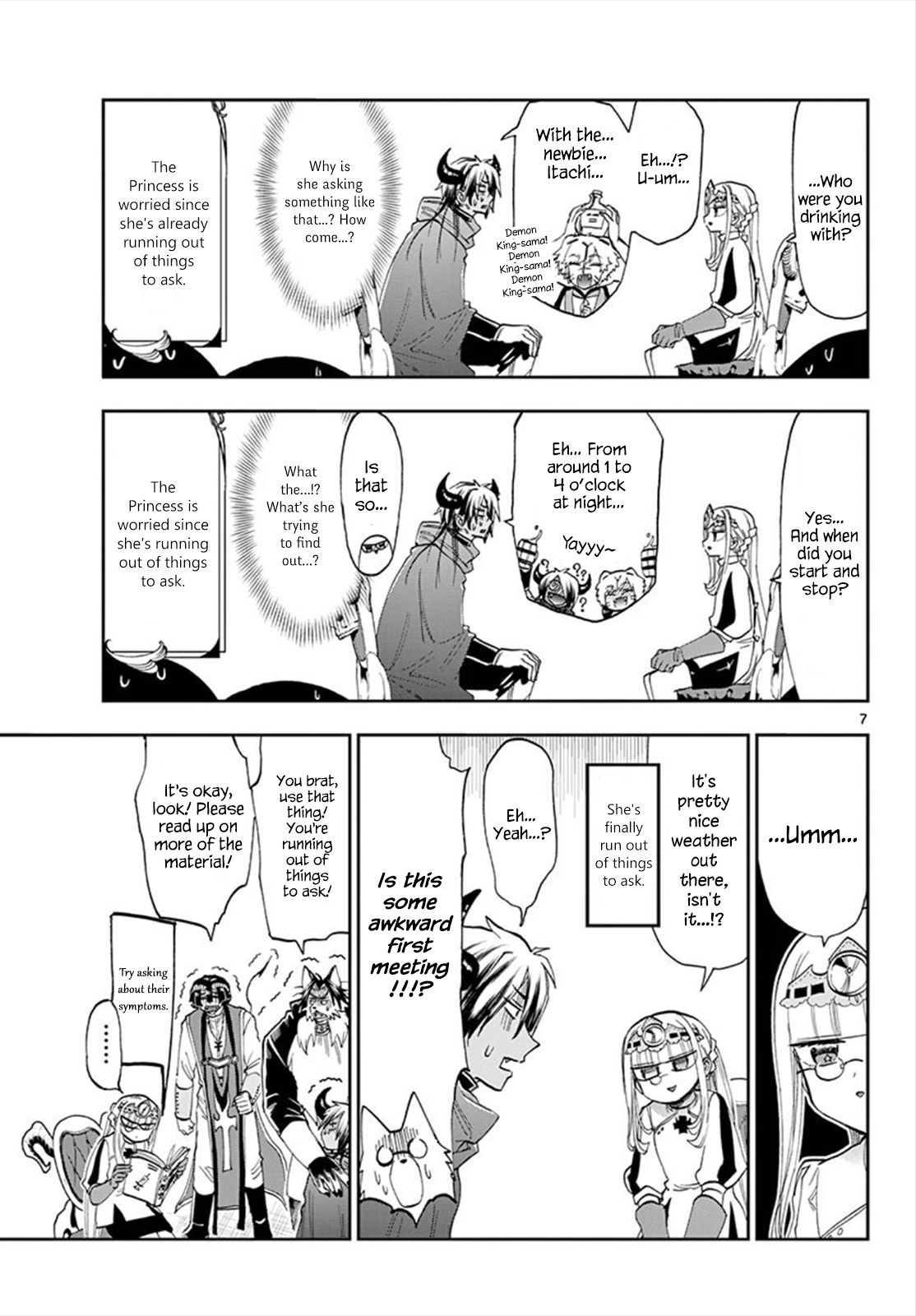Maou-jou de Oyasumi Chapter 117 - Page 7 in English