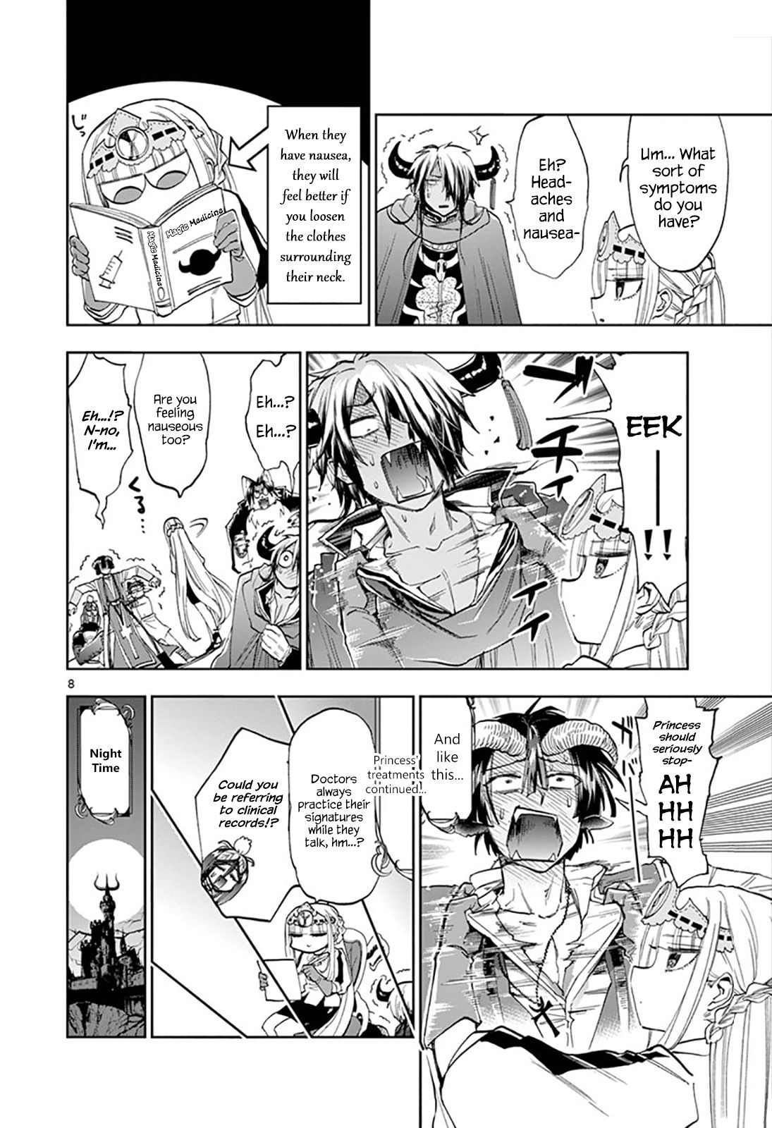 Maou-jou de Oyasumi Chapter 117 - Page 8 in English