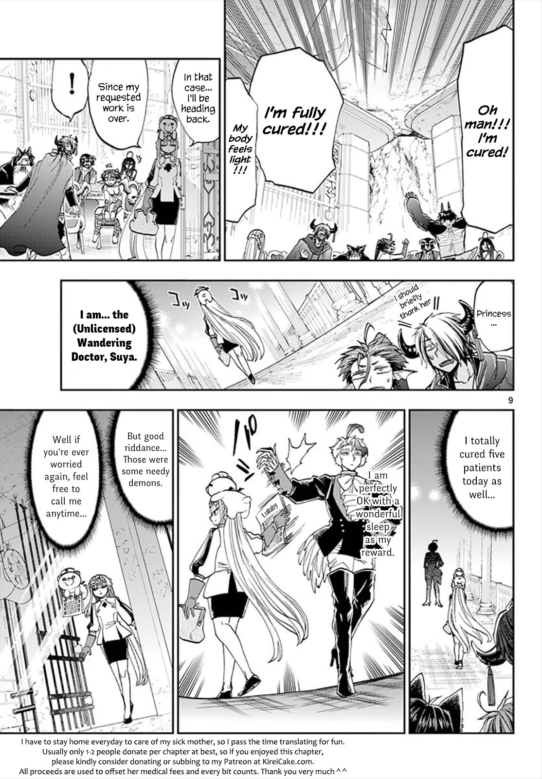 Maou-jou de Oyasumi Chapter 117 - Page 9 in English
