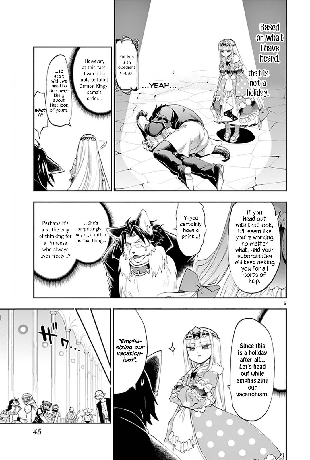 Maou-jou de Oyasumi Chapter 121 - Page 5 in English