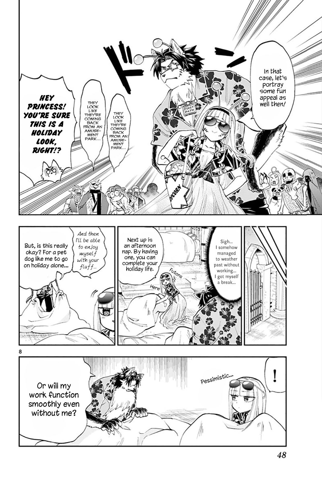 Maou-jou de Oyasumi Chapter 121 - Page 8 in English