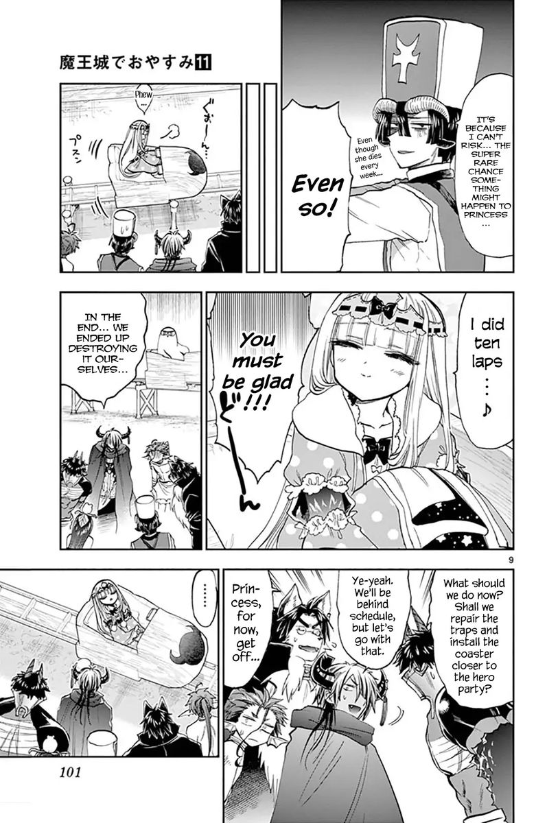 Maou-jou de Oyasumi Chapter 138 - Page 9 in English