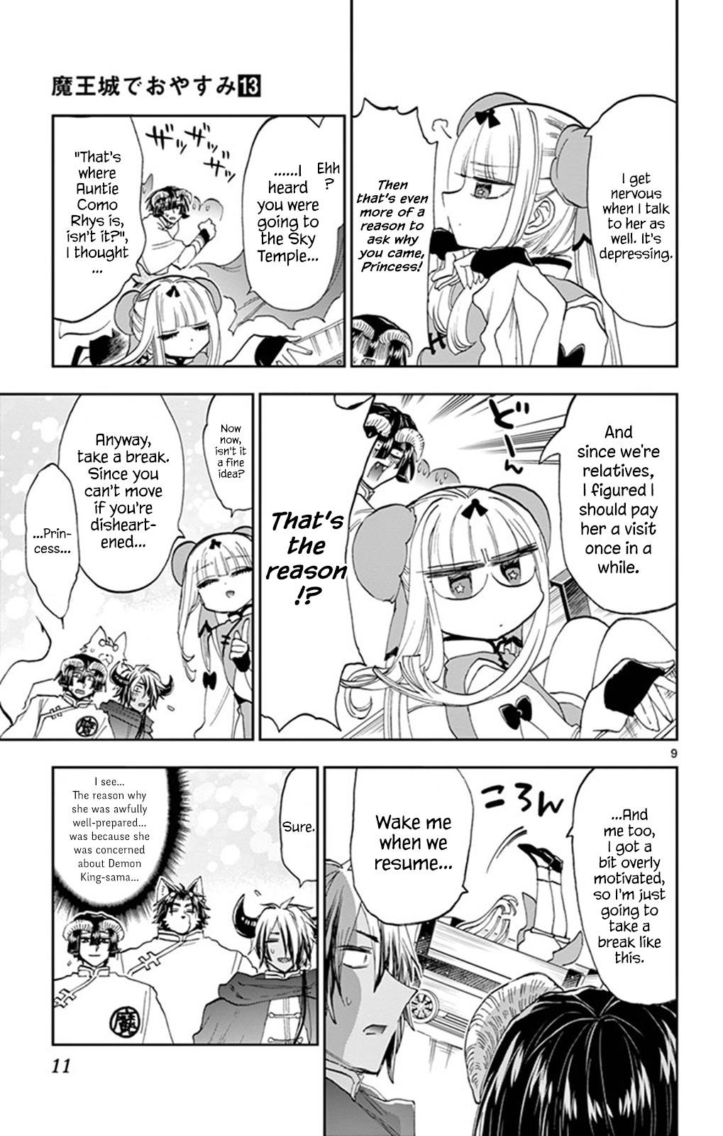 Maou-jou de Oyasumi Chapter 157 - Page 9 in English