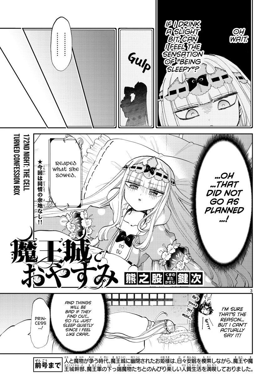 Maou-jou de Oyasumi Chapter 172 - Page 3 in English