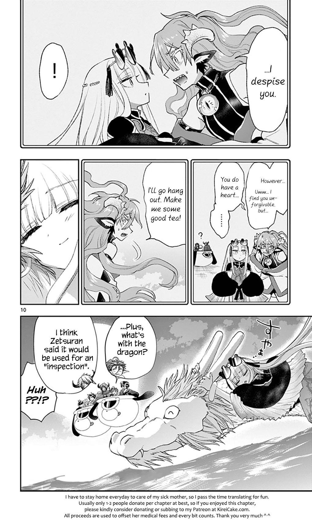 Maou-jou de Oyasumi Chapter 195 - Page 10 in English