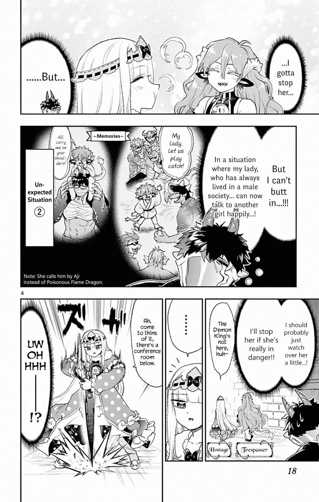 Maou-jou de Oyasumi Chapter 197 - Page 4 in English