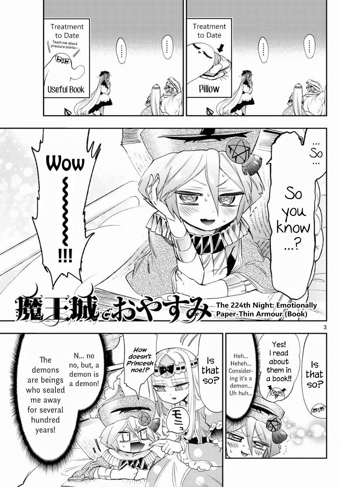 Maou-jou de Oyasumi Chapter 224 - Page 3 in English