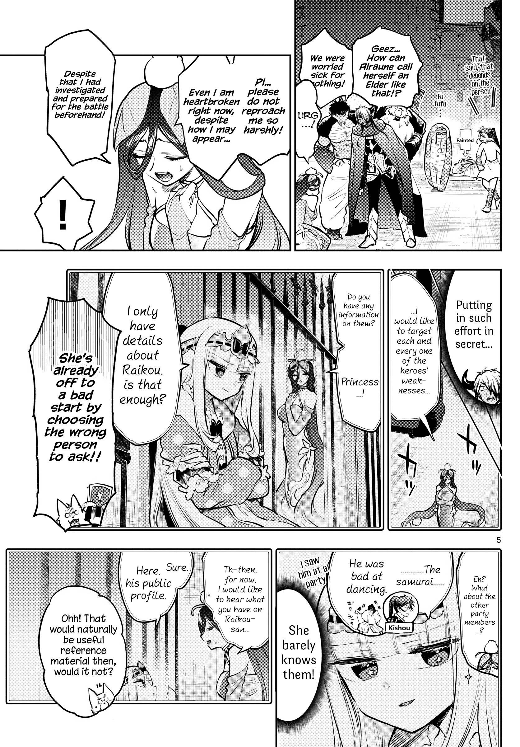 Maou-jou de Oyasumi Chapter 287 - Page 5 in English