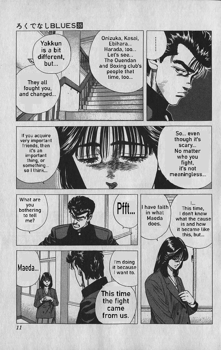 Rokudenashi Blues Chapter 339 - Page 13 in English