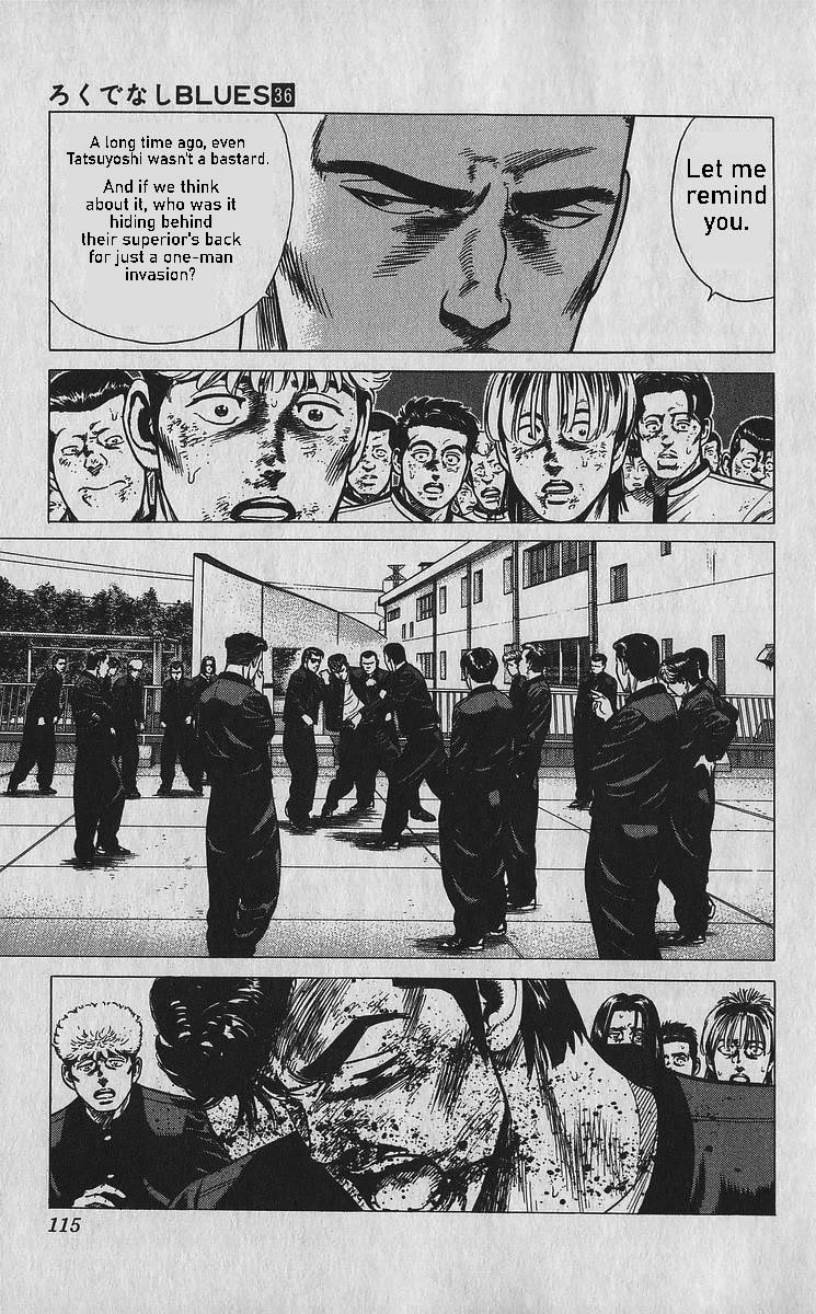 Rokudenashi Blues Chapter 354 - Page 14 in English