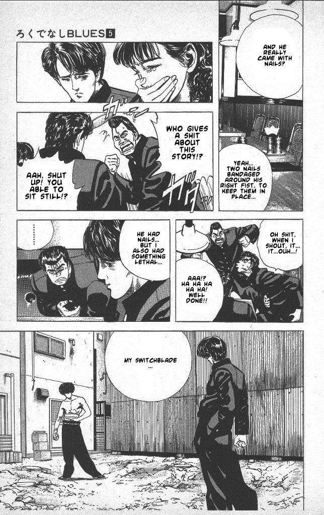 Rokudenashi Blues Chapter 40 - Page 14 in English