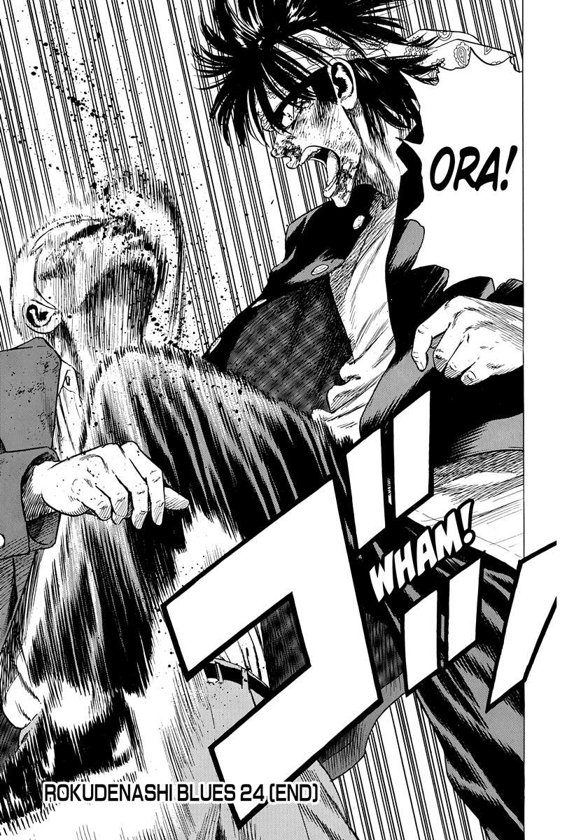 Rokudenashi Blues Chapter 405 - Page 20 in English
