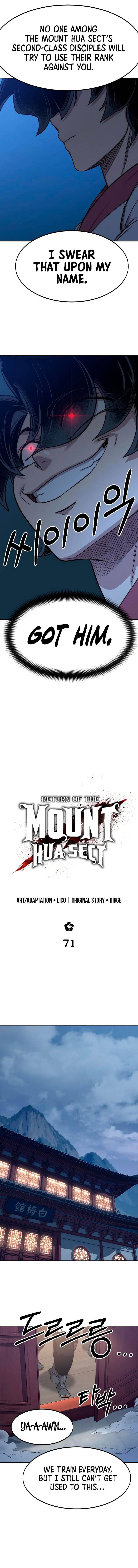 Return of the Flowery Mountain Sect Chapter 71 - Page 8 in English