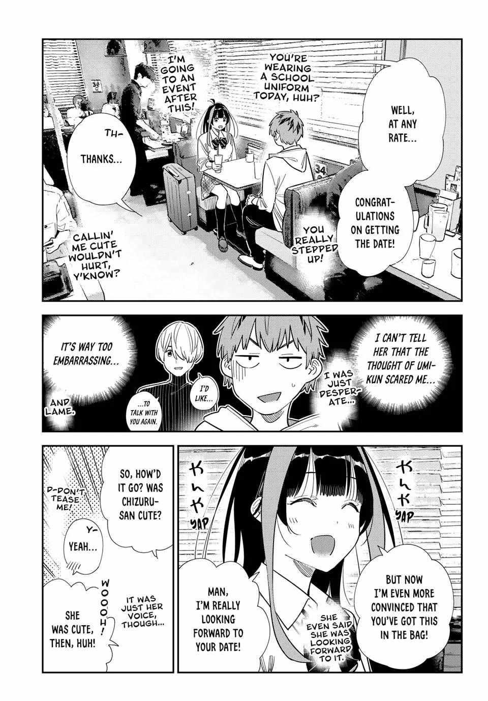 Kanojo, Okarishimasu Chapter 398 - Page 3 in English