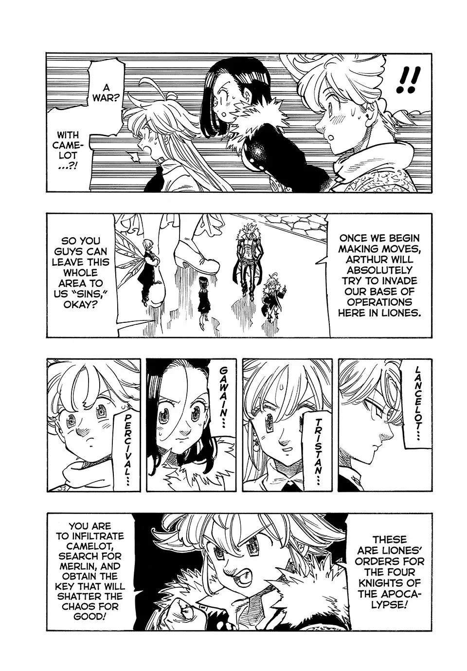 Mokushiroku no Yonkishi Chapter 219 - Page 18 in English