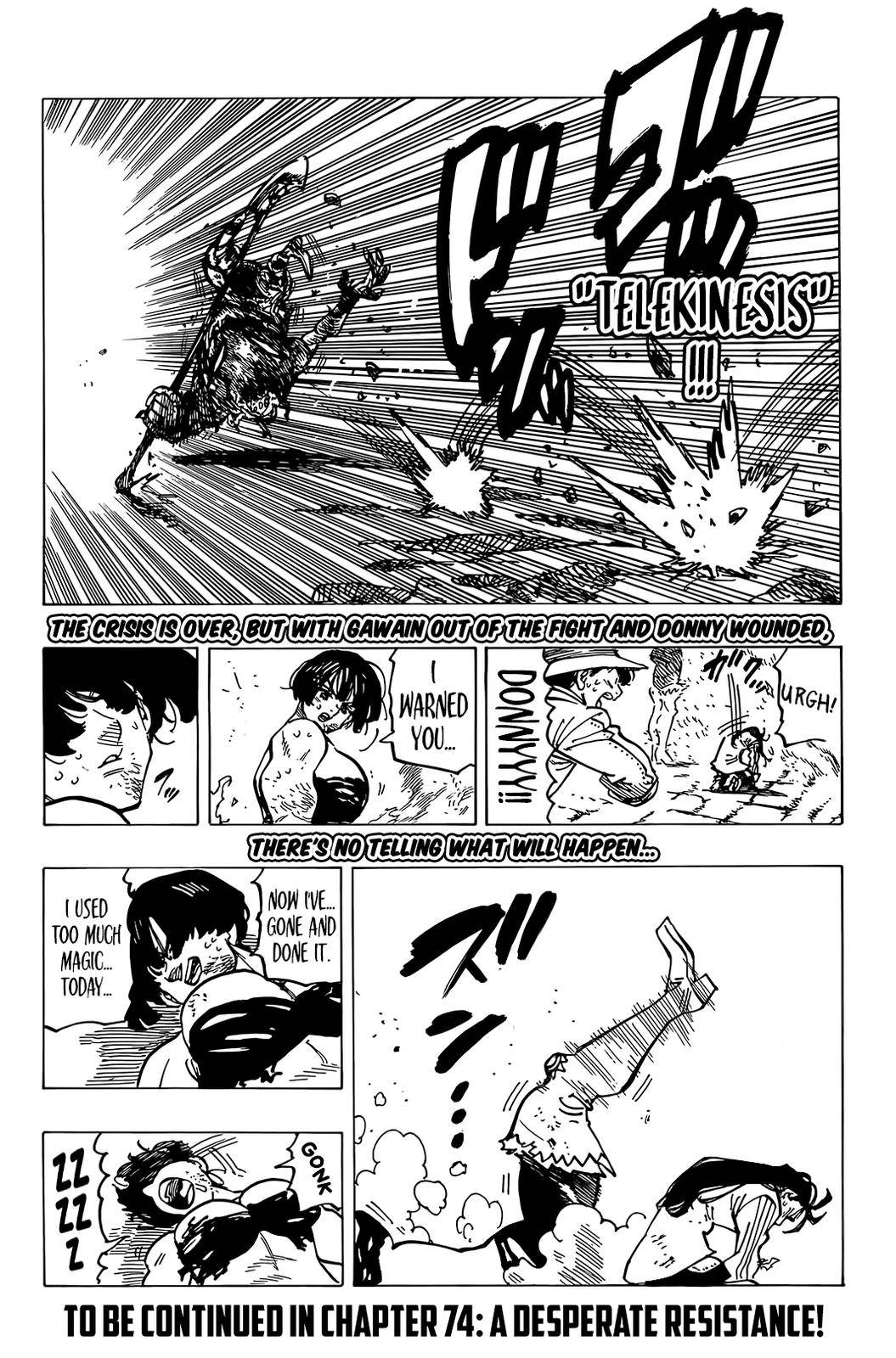 Mokushiroku no Yonkishi Chapter 73 - Page 15 in English