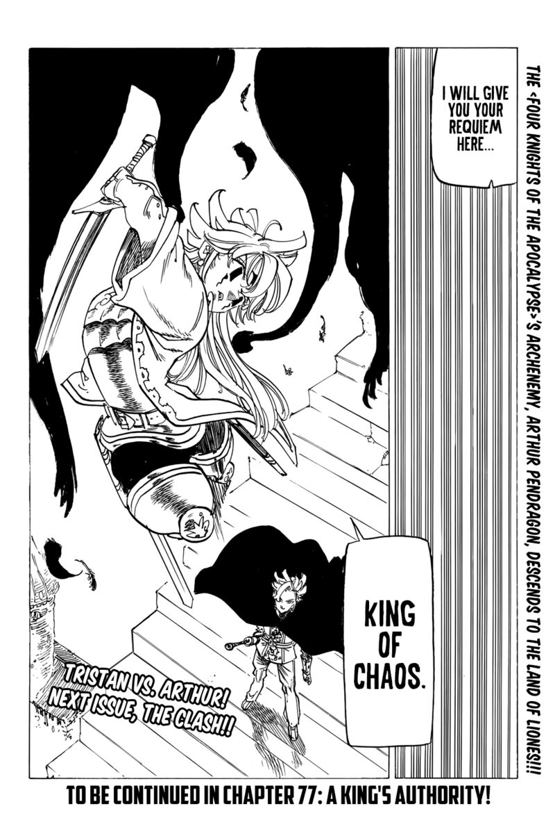 Mokushiroku no Yonkishi Chapter 76 - Page 19 in English