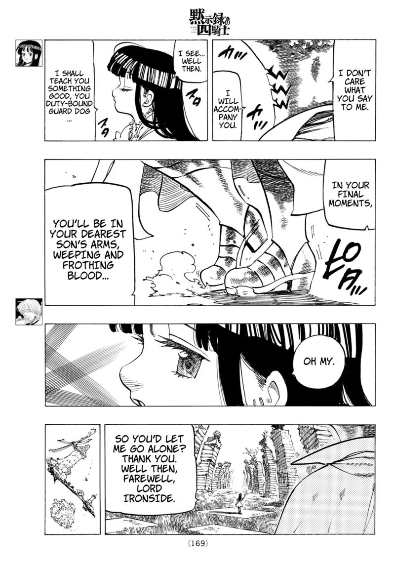 Mokushiroku no Yonkishi Chapter 90 - Page 8 in English