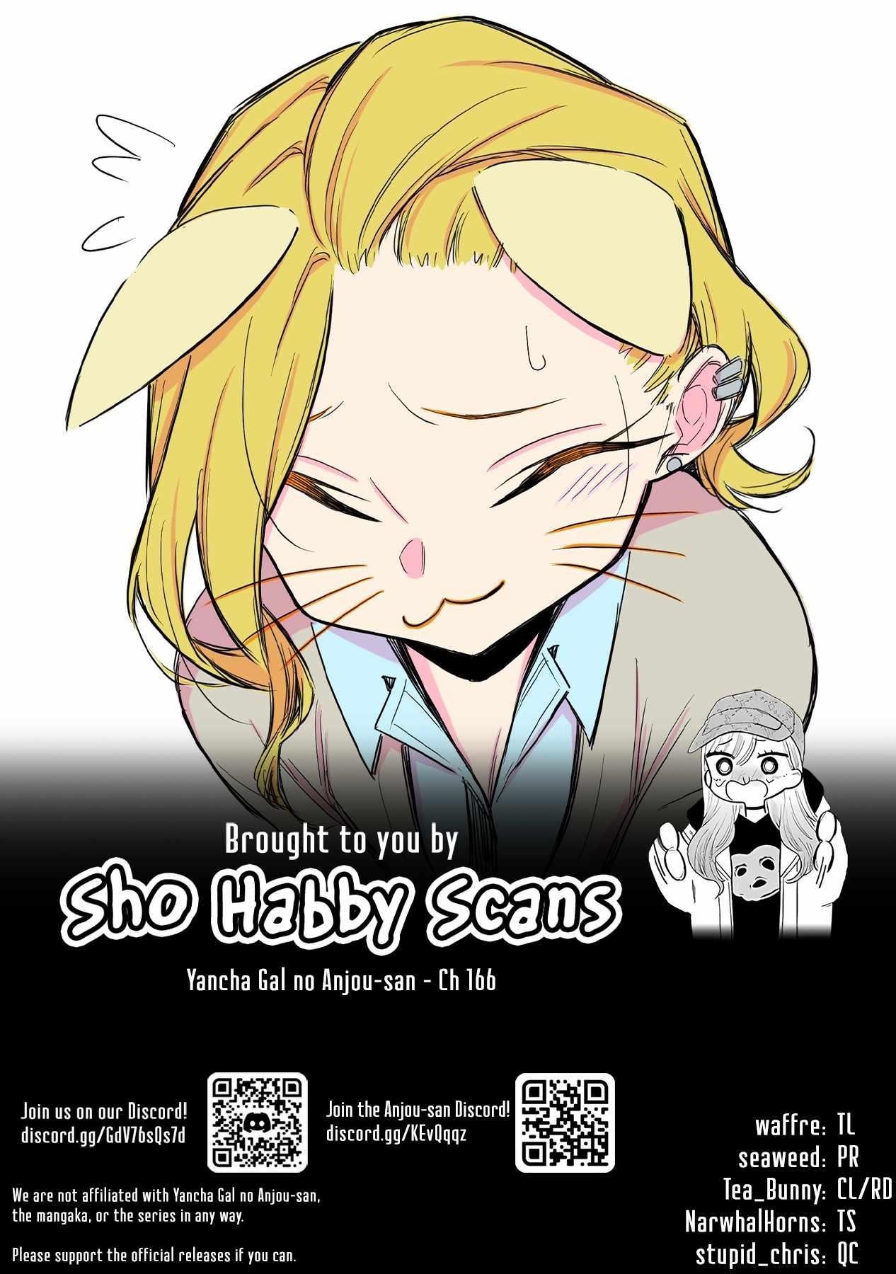 Yancha Gal no Anjou-san Chapter 166 - Page 13 in English