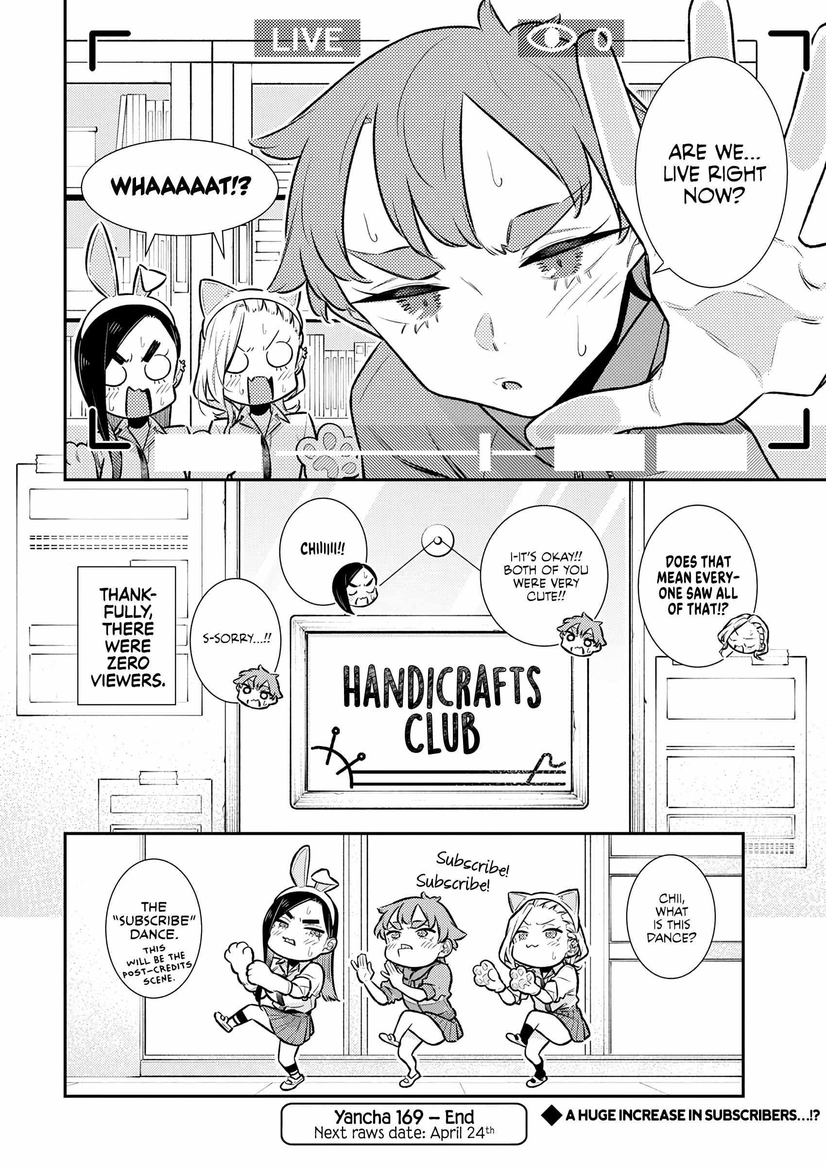 Yancha Gal no Anjou-san Chapter 169 - Page 12 in English
