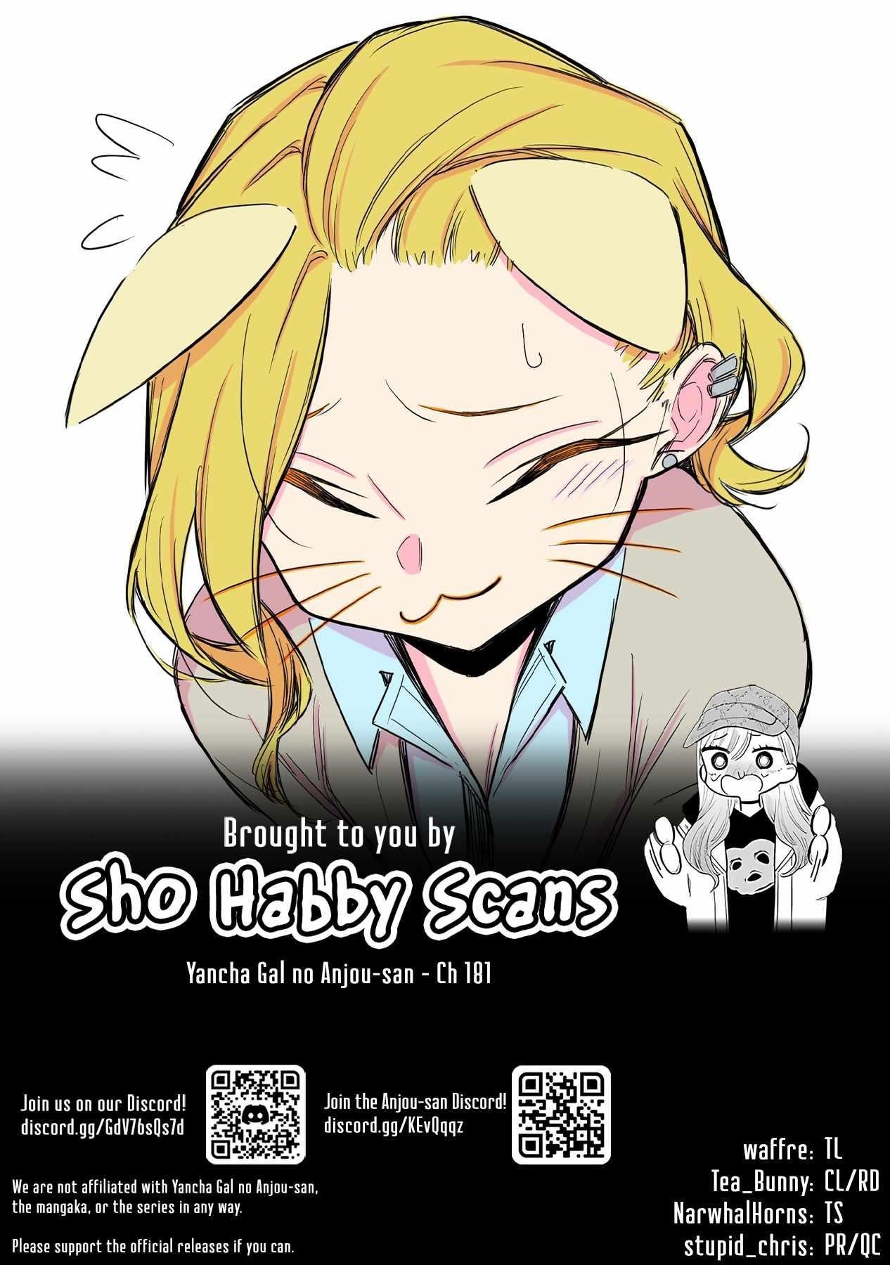 Yancha Gal no Anjou-san Chapter 181 - Page 6 in English