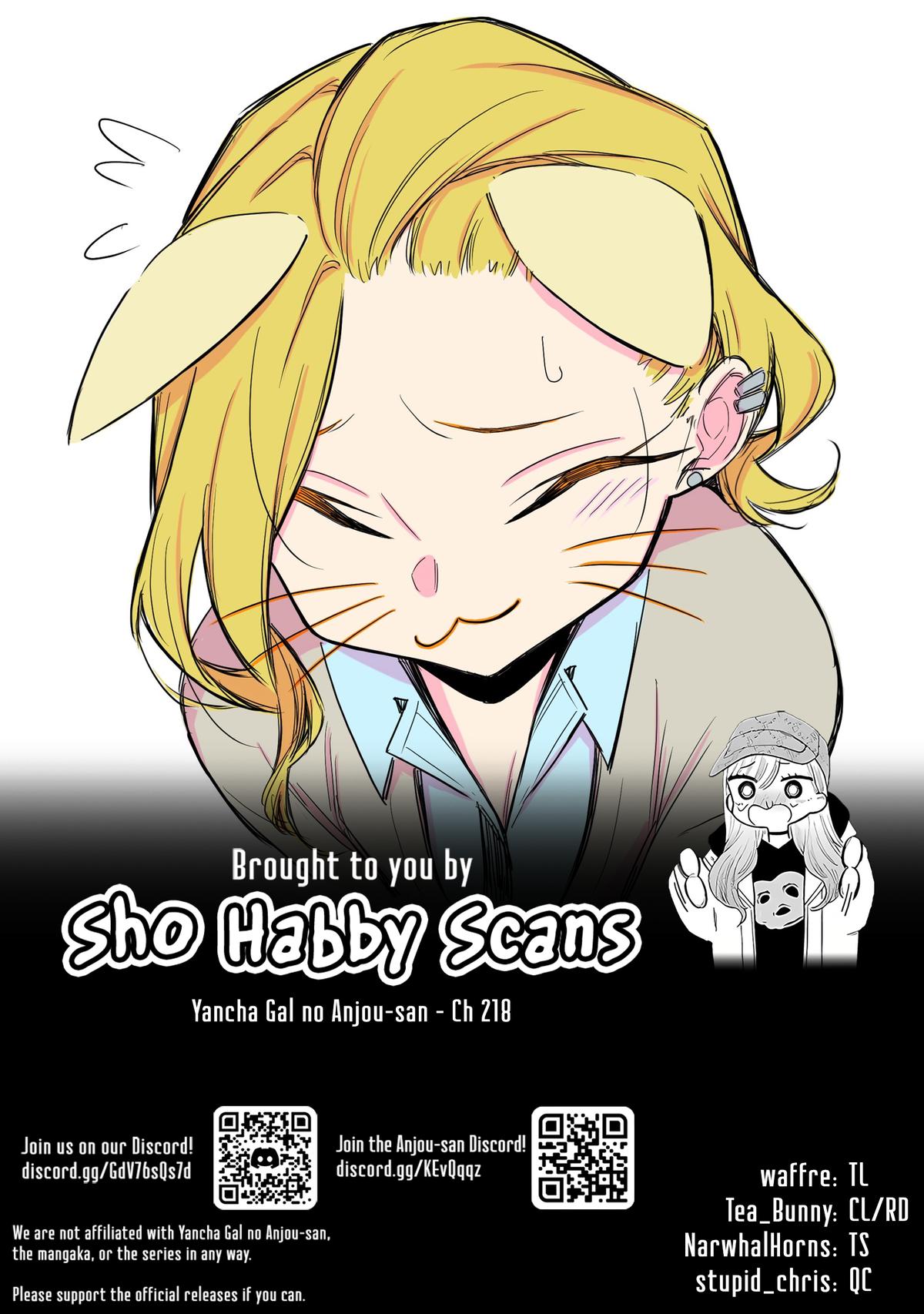 Yancha Gal no Anjou-san Chapter 218 - Page 13 in English