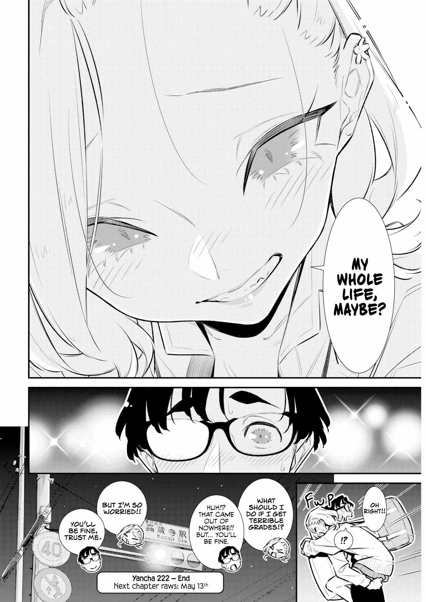 Yancha Gal no Anjou-san Chapter 222 - Page 14 in English