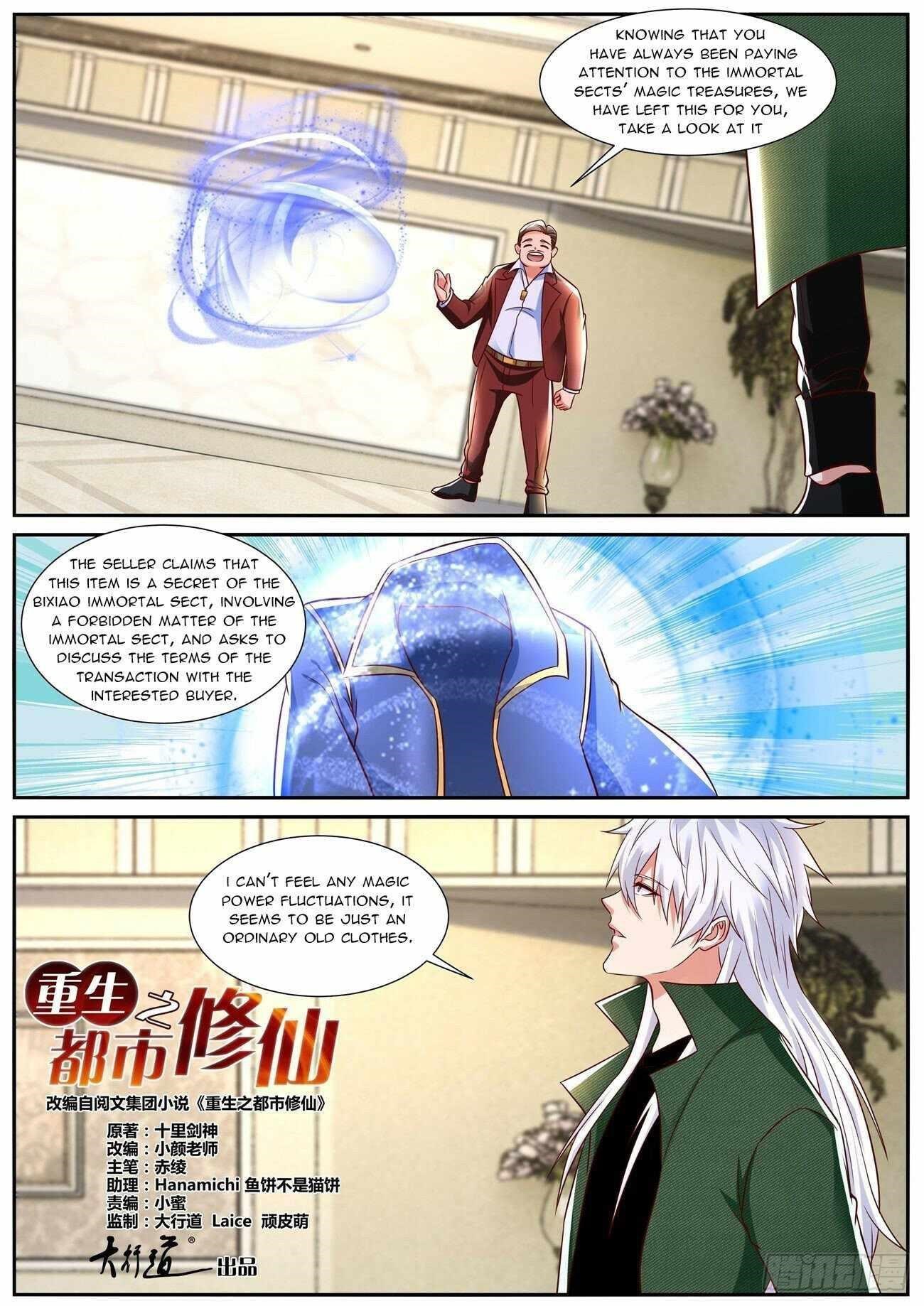 Rebirth Of The Urban Immortal Cultivator Chapter 828 - Page 2 in English