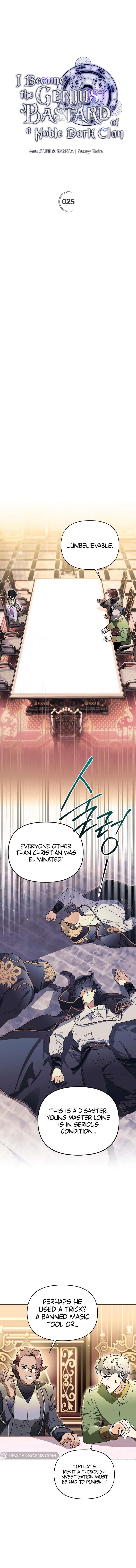I Became the Genius Bastard of a Noble Dark Clan Chapter 25 - Page 3 in English